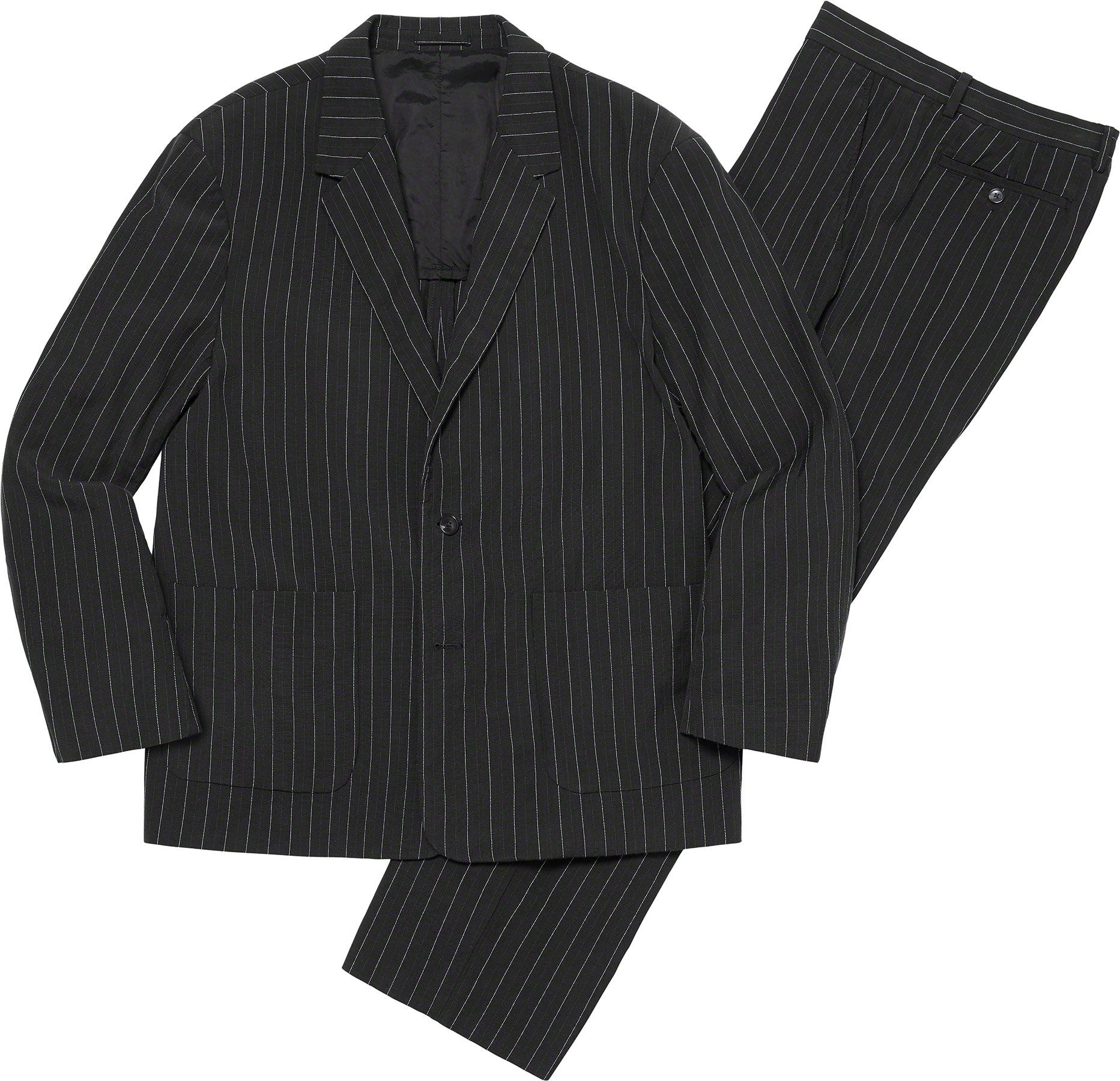 Lightweight Pinstripe Suit view 5
